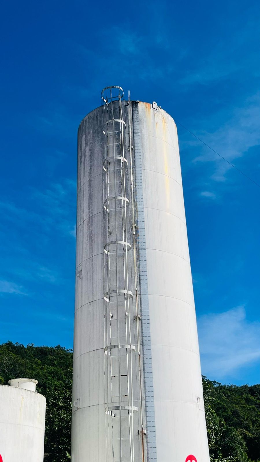 Silo industrial higienizado pelo Grupo Fiel